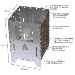 Bushbox XL Profi Set - Solid Fuel Stoves -Outdoor Equipment Shop bushcraft essentials bushbox xl profi set solid fuel stoves detail 3