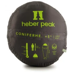 ConiferHe. +5°C - Synthetic Sleeping Bag -Outdoor Equipment Shop heber peak coniferhe 5 c synthetic sleeping bag detail 9