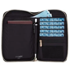 Pacsafe RFIDsafe Compact Travel Organizer - Wallet -Outdoor Equipment Shop pacsafe rfidsafe compact travel organizer wallet detail 3