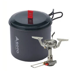 Soto Amicus W/ Igniter + New River Pot Combo - Gas Stove -Outdoor Equipment Shop soto amicus w igniter new river pot combo gas stove detail 3