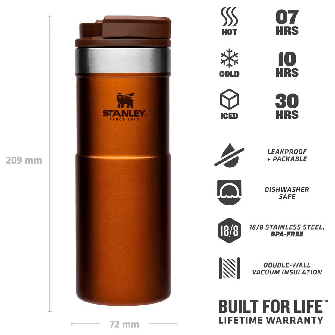Stanley Classic Neverleak Travel Mug 470 Ml - Insulated Mug 6 Stanley Classic Neverleak Travel Mug 470 Ml - Insulated Mug - Image 4