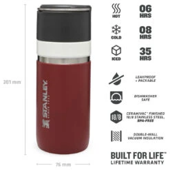 Stanley Go Ceramivac 0,47 L - Insulated Bottle -Outdoor Equipment Shop stanley go ceramivac 047 l insulated bottle detail 4