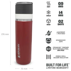 Stanley Go Ceramivac 0,7 L - Insulated Bottle -Outdoor Equipment Shop stanley go ceramivac 07 l insulated bottle detail 4