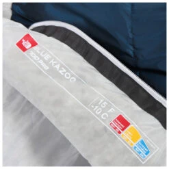 The North Face Blue Kazoo Eco - Down Sleeping Bag -Outdoor Equipment Shop the north face blue kazoo eco down sleeping bag detail 4