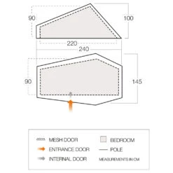 Vango F10 Hydrogen Air - 1-person Tent 7 Vango F10 Hydrogen Air - 1-person Tent -Outdoor Equipment Shop vango f10 hydrogen air 1 person tent detail 3